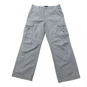 Vintage BANANA REPUBLIC Y2k Cargo Pants Men 34 32 Khaki Cream Outdoor Active EUC